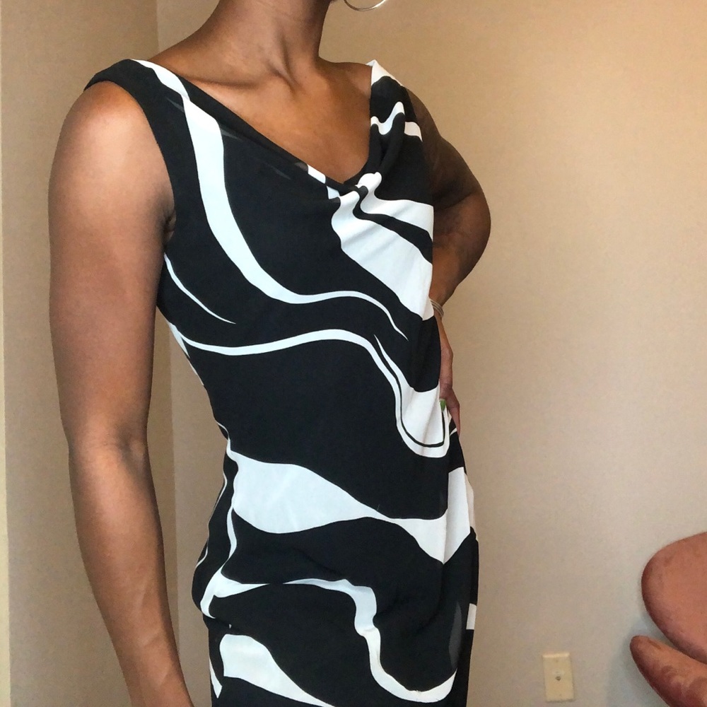 Breaking’ Loose Black and White dress!
